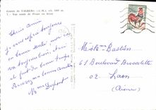 CPSM Centre de Valberg alt 1689 m Vue route de Peone en hiver