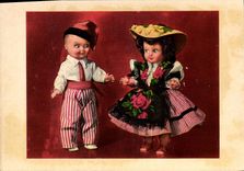 CPSM Poupons des Provinces de France Le Nicois et le Nicoise