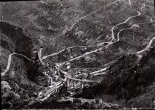 CPSM Pont du Loup Vue generale Vue prise des Lacets de Gourdon
