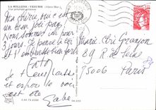 CPSM La Bollene Vesubie (Alpes Mar) Vue generale aerienne