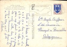 CPSM Le Cap Ferrat Cote d'Azur Le Quaetier de Grasseuli au fond St Jean et la pointe St Hospice