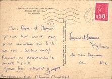 CPSM Saint Sauveur Tinee (A M) AlTITUDE 500 metres Vue generale