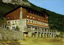 CPSM Le Tyrol Saint Dalmas Valdeblore Altitude 1330 metres Maison Familiale de Vacances de la Caisse