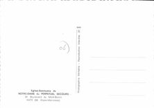 CPSM Nice (Alpes Maritimes) Eglise Sanctuaire de Notre Dame du Perretuel Secours Boulevard du Mont B