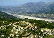 CPSM Asprimont (Alp Mar) Alt 530m Vue generale aerienne