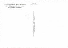 CPSM Cagnes sur Mer (Alpes Maritimes) L'Eglise et le cote ouest du Chateau Grimaldi