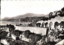 CPSM Menton (A M) Vue generale La Frontiere italienne