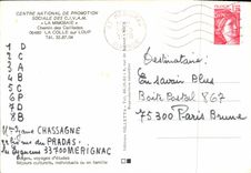 CPSM La Mimosaie Chemin des Caillades La Colle sur Loup