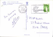 CPSM Cannes Un coin du Port le Quai St Pierre et le Suquet