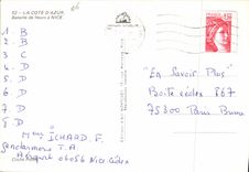 CPSM Nice La Cote d'Azur Bataille de Fleurs a Nice