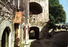 CPSM St Paul de Vence La Cote d'Azur Le Portail (XIVe Siecle)