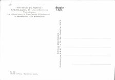 CPSM Eze Village Paysages de France Alpes Maritimes Vue aerienne Le Littoral avec le Cap Ferrat Vill