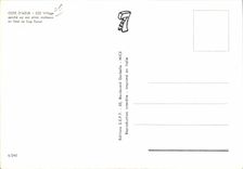 CPSM Eze Village Cote D'Azperche sur son piton rocheaux au fond le Cap Ferrat