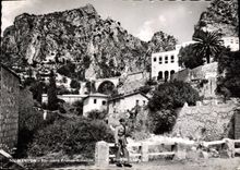 CPSM Menton Frontiere Franco Italienne Le Port St Lopie