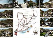 CPSM Circuit Pittoresque des Alpes Maritimes