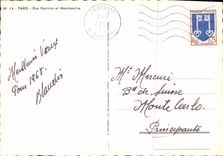 CPSM Paris Rue Norvins et Montmartre