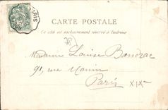 CPA Poissy Le Bras Migneaux Ca mord