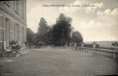 CPA Epone Chateau d'Epone XVII siecle (S et O) La Terrasse