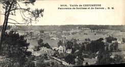 CPA Vallee de Cherveuse Panorama de Senlisse et de Garnes