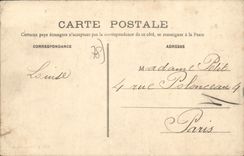 CPA Environ de Meulan Aubergenville Chateau de la Garenne (face interieure)