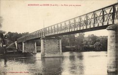 CPA Bonnieres sur Seine (S et O) Le Pont pris en amont