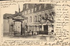 CPA Cyr Saint Cyr Ecole de Saint Cyr Porte Maintenon Entree de l'Ecole le Poste