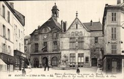 CPA Mantes L'Hotel de Ville