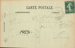 CPA Poissy Pont de Poissy vu du petit Port