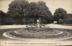 CPA Saint Germain en Laye Rond Point de la Terrasse et Allee Louis XIV