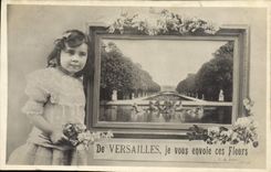 CPA Versailles Je vous envoie ces Fleurs