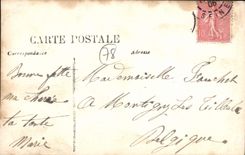 CPA Versailles Je vous envoie ces Fleurs