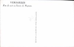 CPA Versailles Fete de nuit au bassin de Neptune