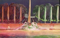 CPA Versailles Fete de nuit au bassin de Neptune