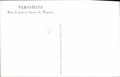 CPA Versailles Fete de nuit au bassin de Neptune