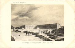 CPA Versailles Chateau de Versailles Cote du Parc