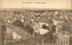 CPA Mantes Vue panoramique