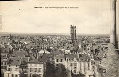 CPA Mantes Vue panoramique prise de la Cathedrale