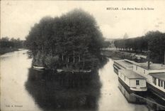 CPA Meulan Les Petits Bras de la Seine