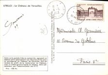 CPSM Versailles Utrillo le Chateau de Versailles