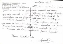 CPSM Ville de Poissy (Yvelines) Couleurs et Lumliere de France L'Octroi Statue de Saint Louis L'Anci