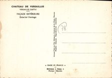 CPSM Versailles Chateau de Versailles Facade Exterieur