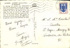 CPSM Acheres Andresy (Seine et Oise) Le Barrage Ecluse