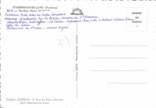 CPSM St Germain Laye (Yvelines) Pavillon Henri IV