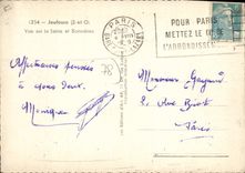 CPSM Jeufosse (S et O) Vue dur la Seine et Bonnieres