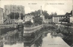 CPA Niort La Sevre et le Chateau