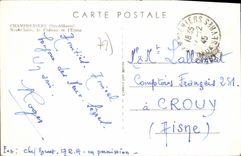 CPA Champdeniers (Deux Sevres) Neuf Chaise le Chateau et l'Etang