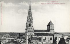 CPA Parthenay Eglise St Laurent et Vue d'ensemble (3e edition) 