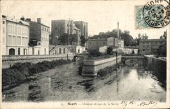 CPA Niort Donjon et vue de la Sevre