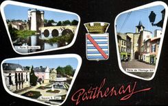 CPSM Pathenay Porte St Jacques Porte de l'Horloge XVe Square R Bigot