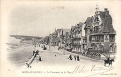 CPA Mers les Bains La Promenade de la Plage